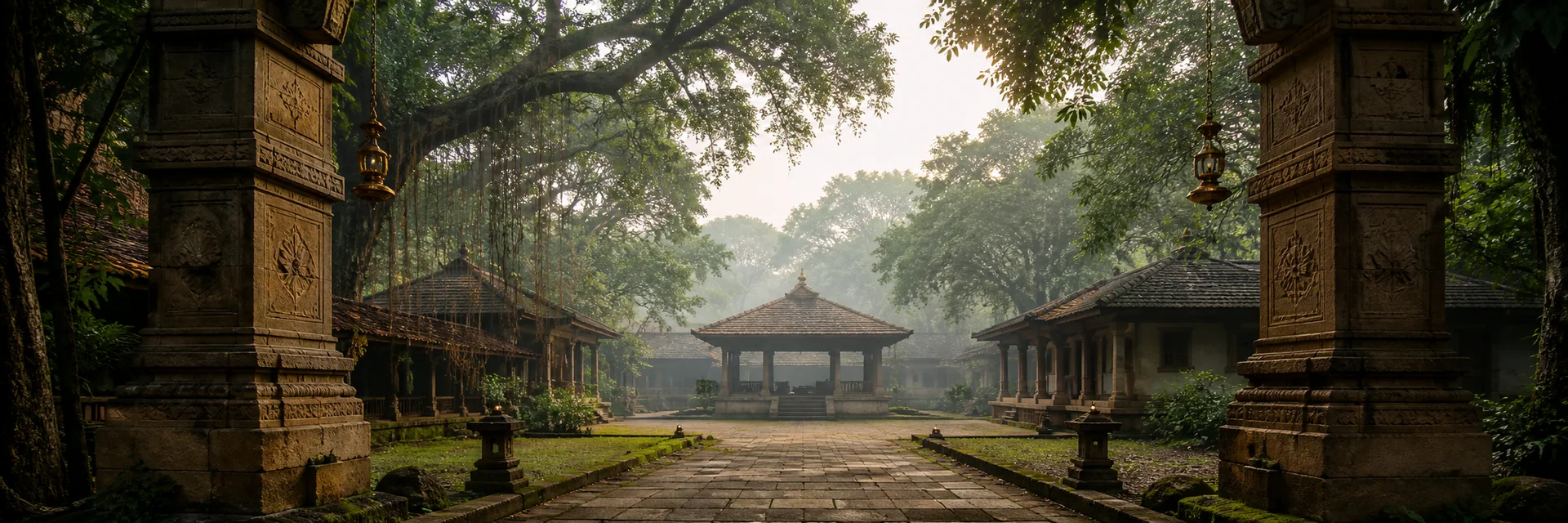 Illustrative forest Gurukulam entrance
